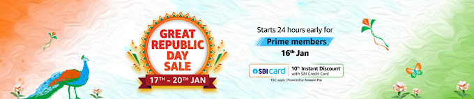  Amazon Great Republic Day Sale : Deals Revealed