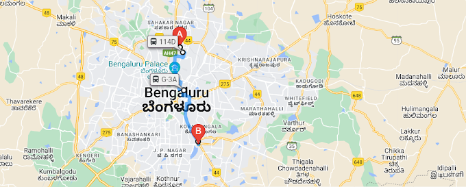 Latest Bengaluru Bus Fare from Hebbal to Silk board bus stand