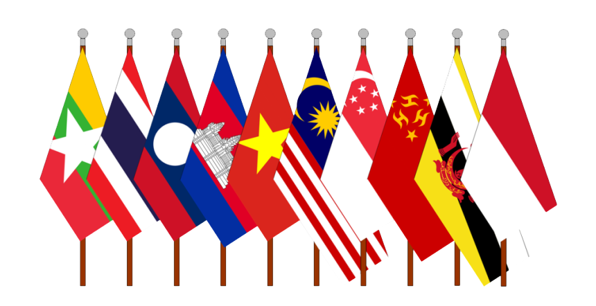 logo bendera negara asean