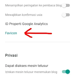 cara merubah favicon di blogger