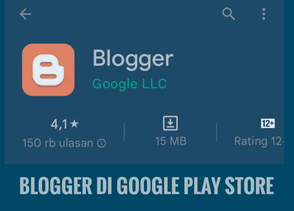 Aplikasi Blogger Di Google Play Store