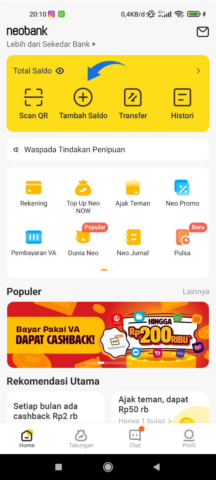 2 Cara Top Up NEO+ Lewat Alfamart dan Indomart