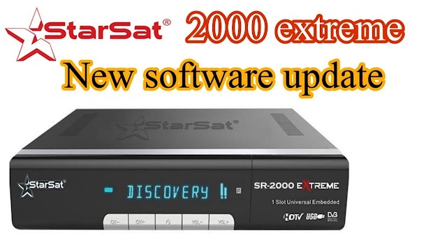 STARSAT SR-2000 HD EXTREME NEW SOFTWARE