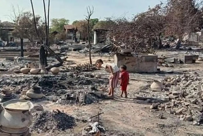 Myanmar junta reduces historic Catholic village to ashes
