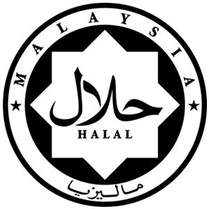 logo halal hitam putih