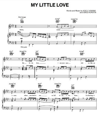 ADELE  — My Little Love Piano Sheet Music PDF