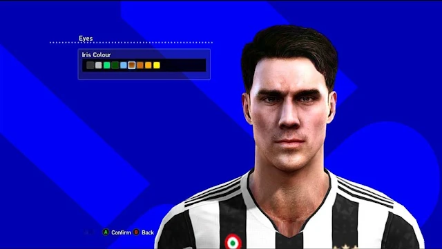 Dušan Vlahović (Juventus ) Face For PES 2013