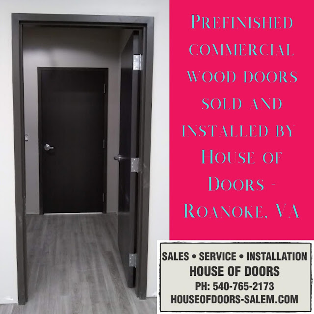 Prefinished wood doors by House of Doors - Roanoke, VA