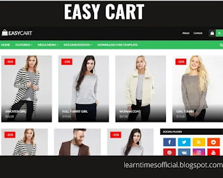easy cart blogger template premium version free download