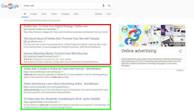 Hiển thị của Google Search Ads