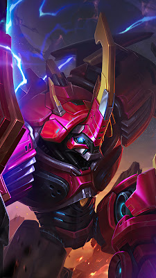 grock codename rhino epic skin mobile legends wallpaper hd