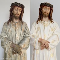 Restoration of Holy Week Statue of Christ in Chicago 