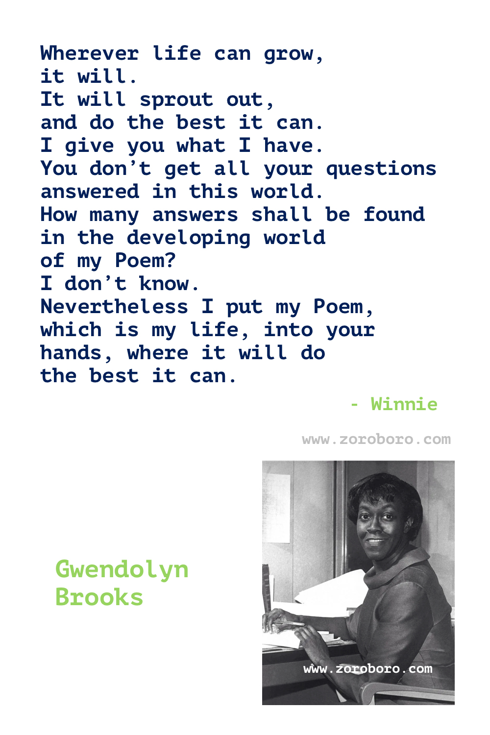 Gwendolyn Brooks Quotes. Gwendolyn Brooks Poems. Gwendolyn Brooks Poetry. Gwendolyn Brooks Books Quotes. Gwendolyn Brooks