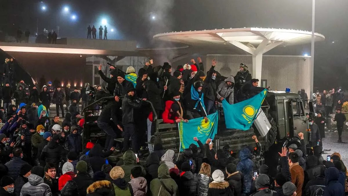 kazajstán manifestaciones
