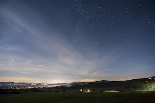 Astrofotografie Sternenhimmel Mondlandschaft Weserbergland Olaf Kerber