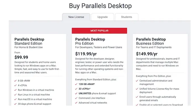 Parallels vs Boot Camp
