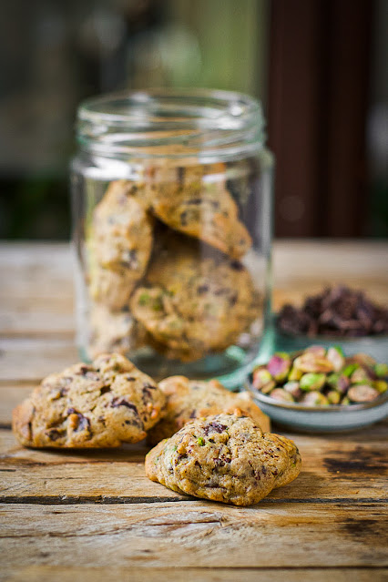 cookies chocolat pistache