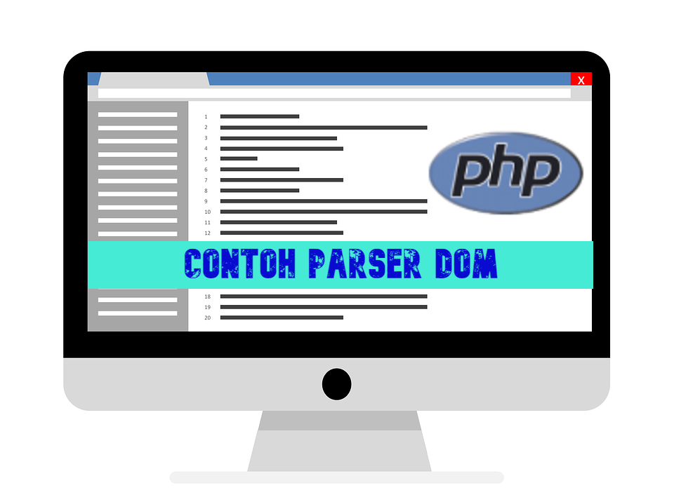 Belajar PHP Dasar - Contoh Parser DOM