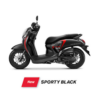 Honda Scoopy Sporty Black
