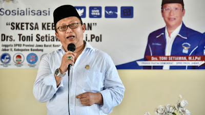 Toni Setiawan : Sosialisasikan 4 Pilar Kebangsaan Bagi Tenaga Pendidik di Kabupaten Bandung