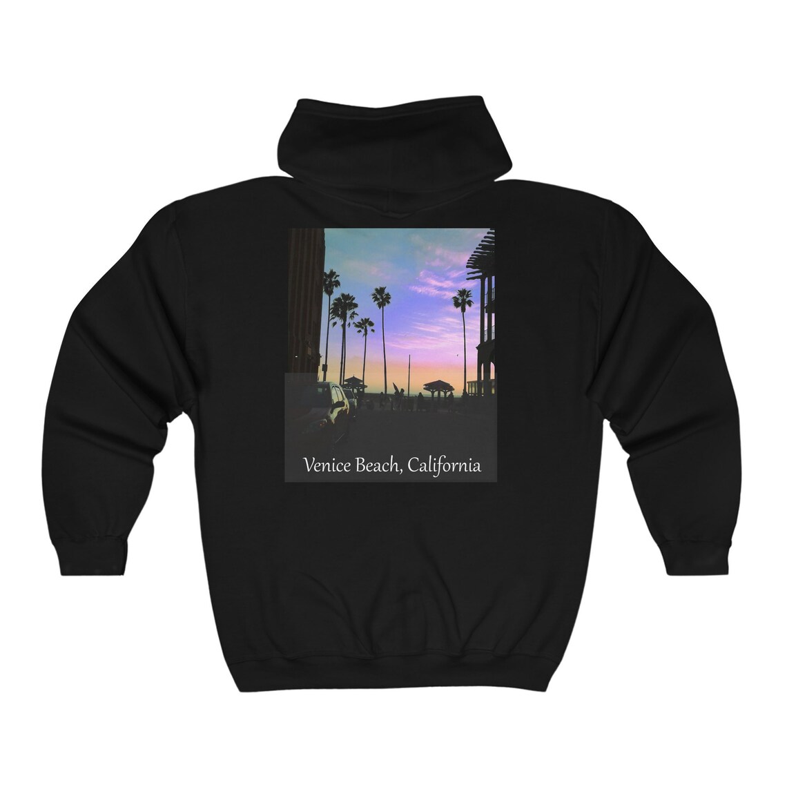 Venice Beach, Hooded Fleece Jacket