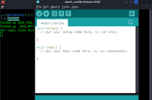 Arduino instalado en Kali Linux