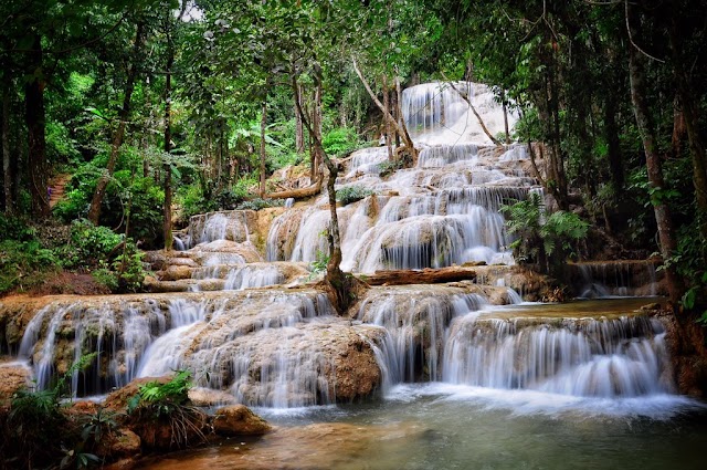 Mae Kae Waterfall, a tourist attraction in Lampang 