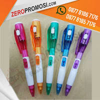 Jual pulpen senter, grosir pen senter untuk souvenir natal