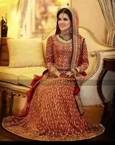 Attractive Royal Red Bridal Lehenga || Pakistani Party Wear Lehenga 2021 