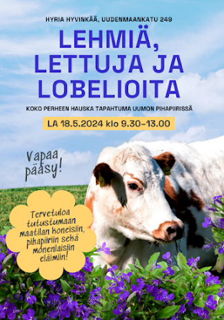 Tervetuloa iloisten lehmien tapahtumaan!