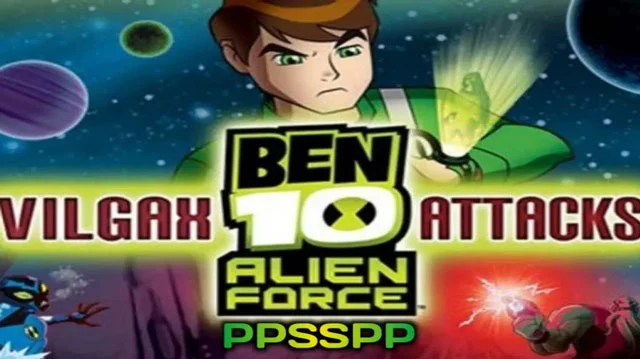تحميل لعبة بن تن ben 10 alien force vilgax على محاكي ppsspp