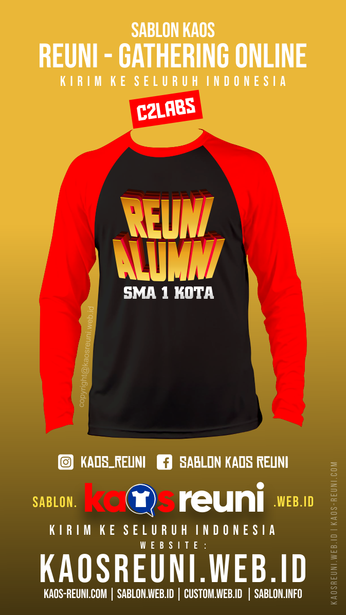 Desain Sablon Kaos Teks Tulisan Kata Kata 3D - Kaos Reuni Online (22)