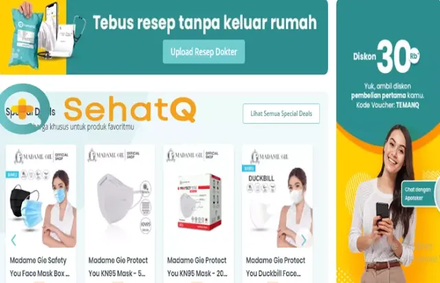 Keamanan transaksi produk dan layanan kesehatan di SehatQ