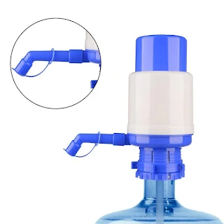 Drinking-Water Hand Press Manual Pump Dispenser Jug Home Office outdoor 5 Gallon Bottled hown - store