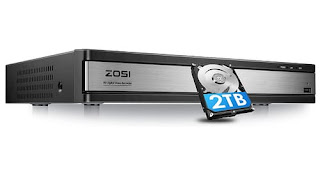 ZOSI H.265+ 16Channel 1080P Video Security DVR Recorder