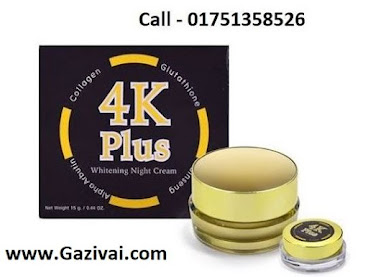 4k plus whitening night cream