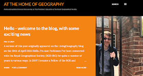 New blog: At the Home of Geography