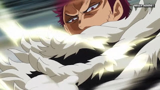 ワンピースアニメ WCI編 850話 カタクリ | ONE PIECE ホールケーキアイランド編