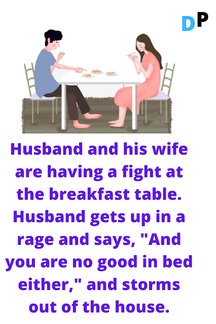 Husband and His Wife are having Fight with him