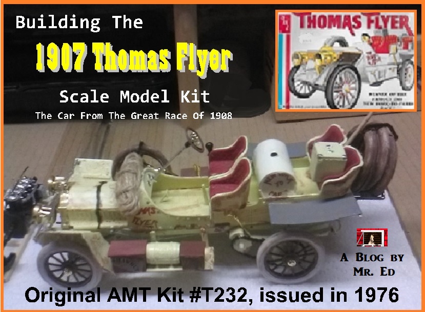 Thomas Flyer Scale Model Kit. Winner of the 1908 Great Race