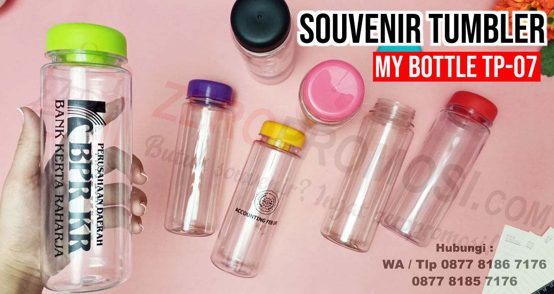 Tumbler Unik dan Murah, My Bottle TP-07, botol minum bening tumbler my bottle tp -07