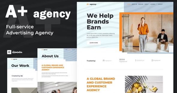 Best Creative Agency Elementor Template Kit