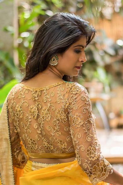 Golden Blouse Designs Collections