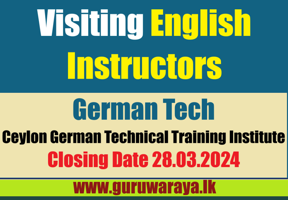 Visiting English Instructors - German Tech