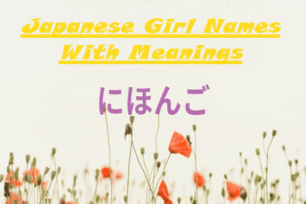 Japanese Girl Names