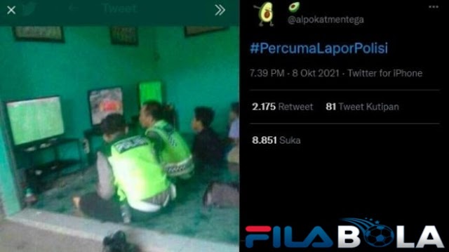 Viral #PercumaLaporPolisi, Potret Polisi di Warnet Ramai Disindir Warganet