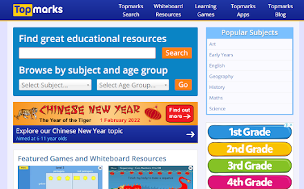 Topmarks - Get Teaching Resources, Homework, And Revision Help Online