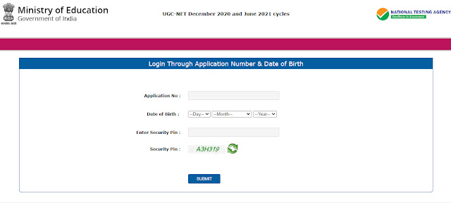 UGC NET Admit Card 2021