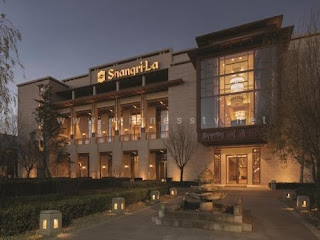 The Shangri-La Hotel Library in Lhasa, Tibet