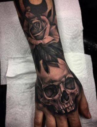Hand Tattoos For Men Dark